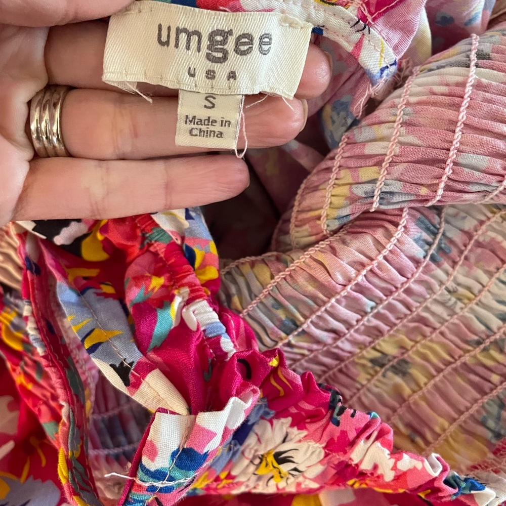 Umgee size small floral dress - Picture 4 of 6